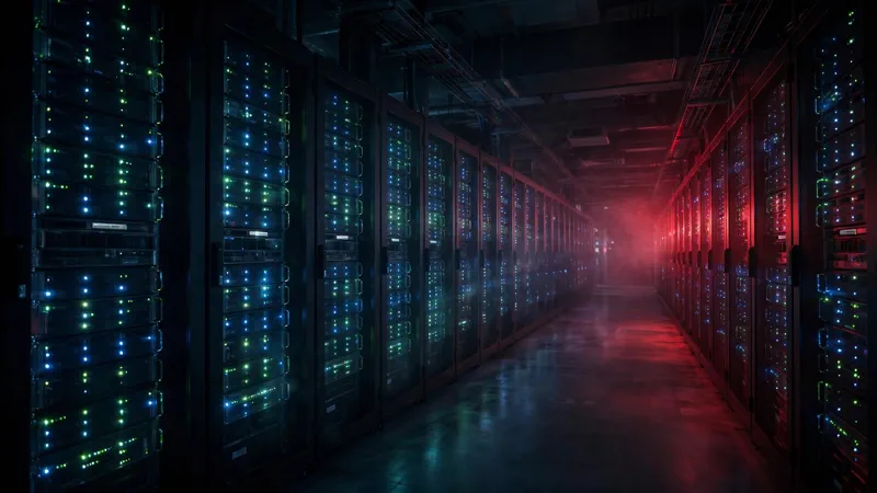 Illustration of a data center