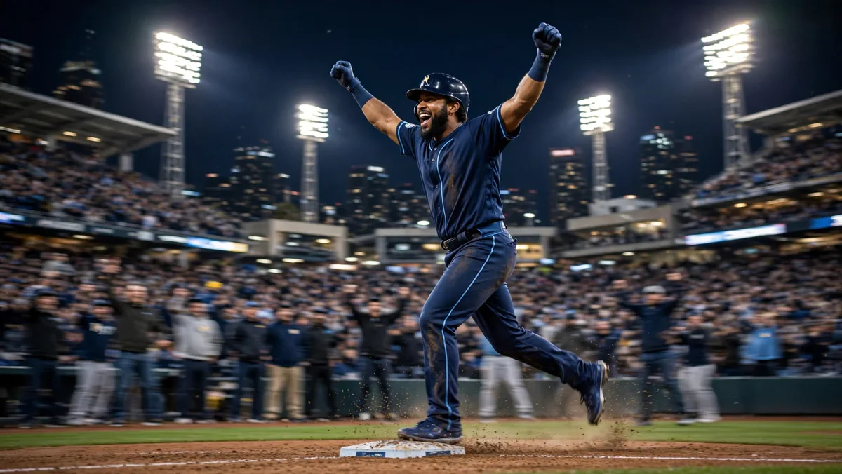 Rays vs Guardians ALCS Game 4 at the stadium.