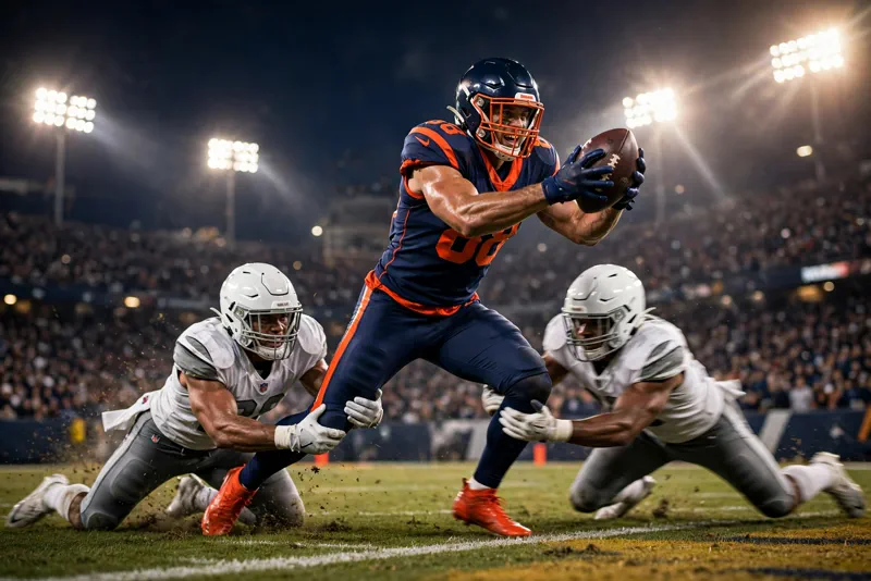Cole Kmet injury: Bears tight end tackled low near the sideline by two Patriots defenders