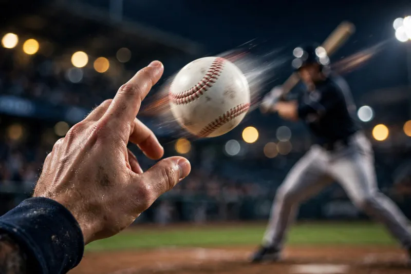 Freddy Peralta releasing a fastball for the Tampa Bay Rays in ALCS Game 2