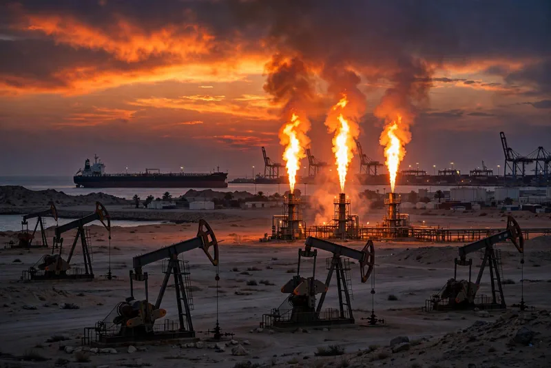 Brent crude oil surges above $113 as Iran threatens Persian Gulf infrastructure