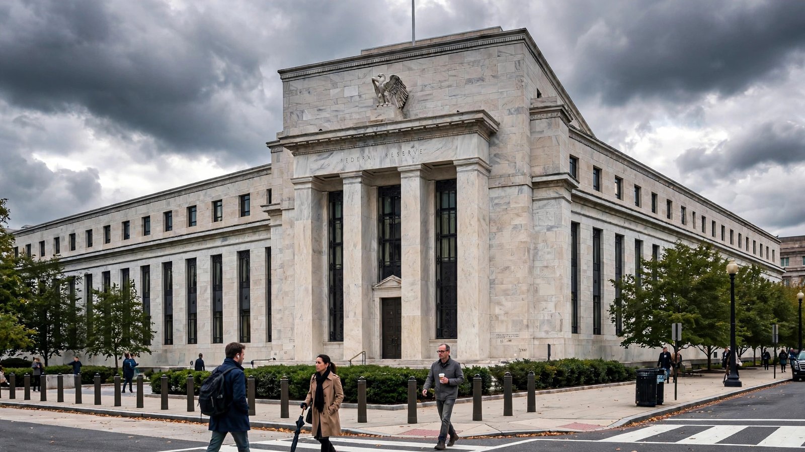 The Federal Reserve building in Washington, DC, ahead of the October 27-28 policy meeting